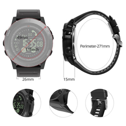 Advanced Fitness Smartwatch with Step Tracker and Alarms