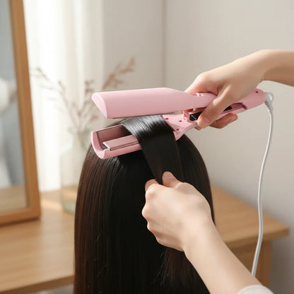Easy Curl Ceramic Double Barrel Hair Curling Iron