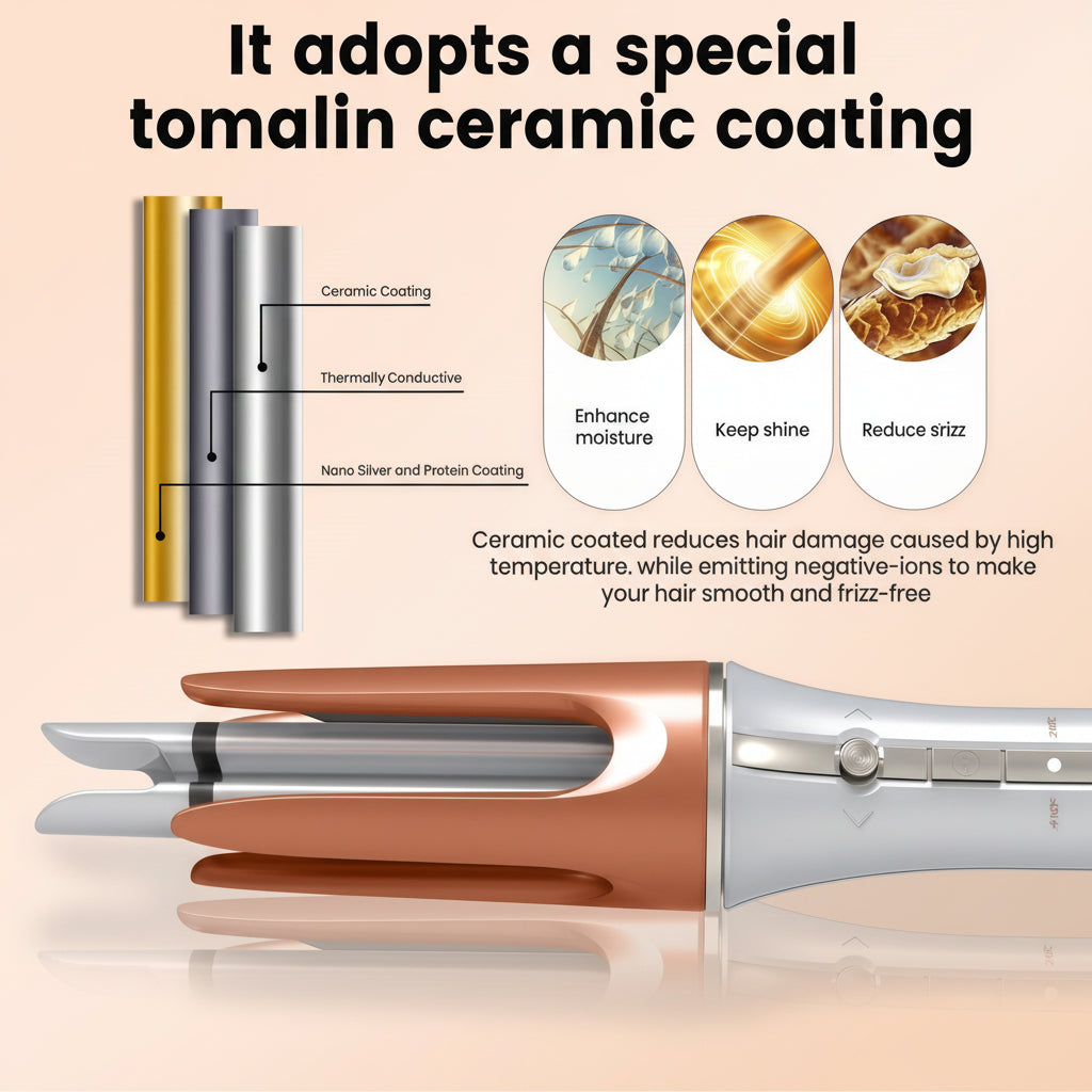 Easy Automatic Ceramic Curling Iron Styling Tool