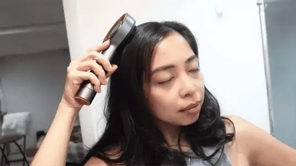 Rejuvenating Scalp Massager With LED Light And Variable Speeds