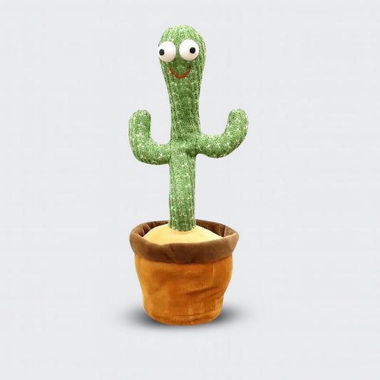 Fun Talking Cactus Soft Toy with Rechargeable Sound - Lusomart
