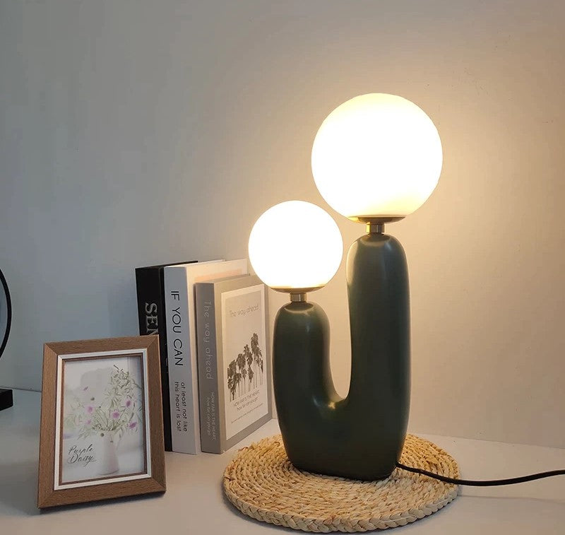 Unique Double Glass LED Desk Lamp