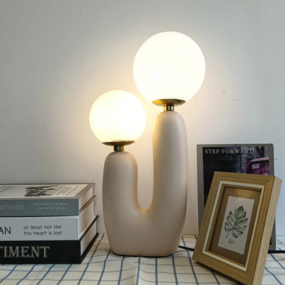 Unique Double Glass LED Desk Lamp