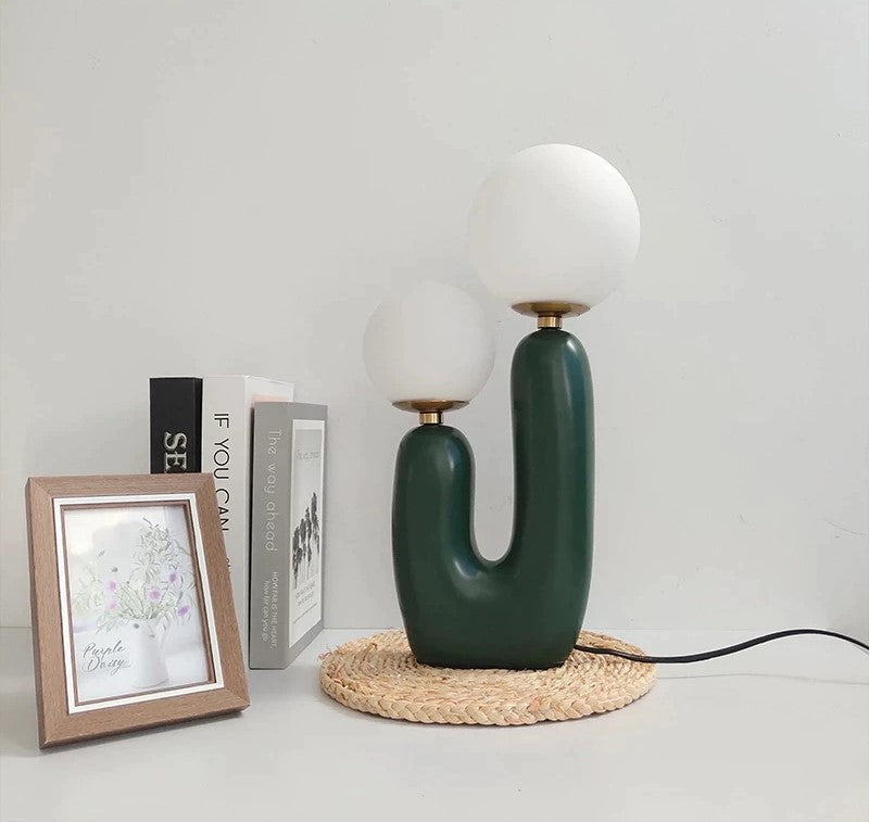 Unique Double Glass LED Desk Lamp