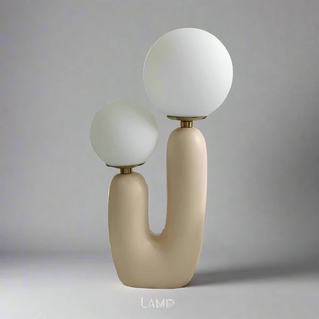 Unique Double Glass LED Desk Lamp