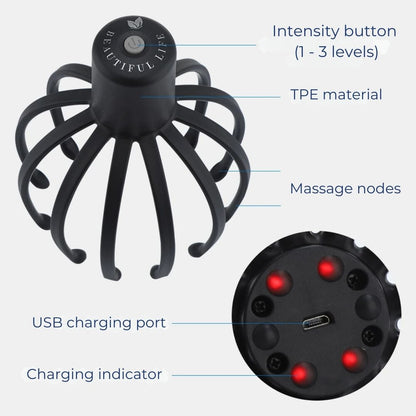 Relaxing Electric Head Massager For Tension Relief