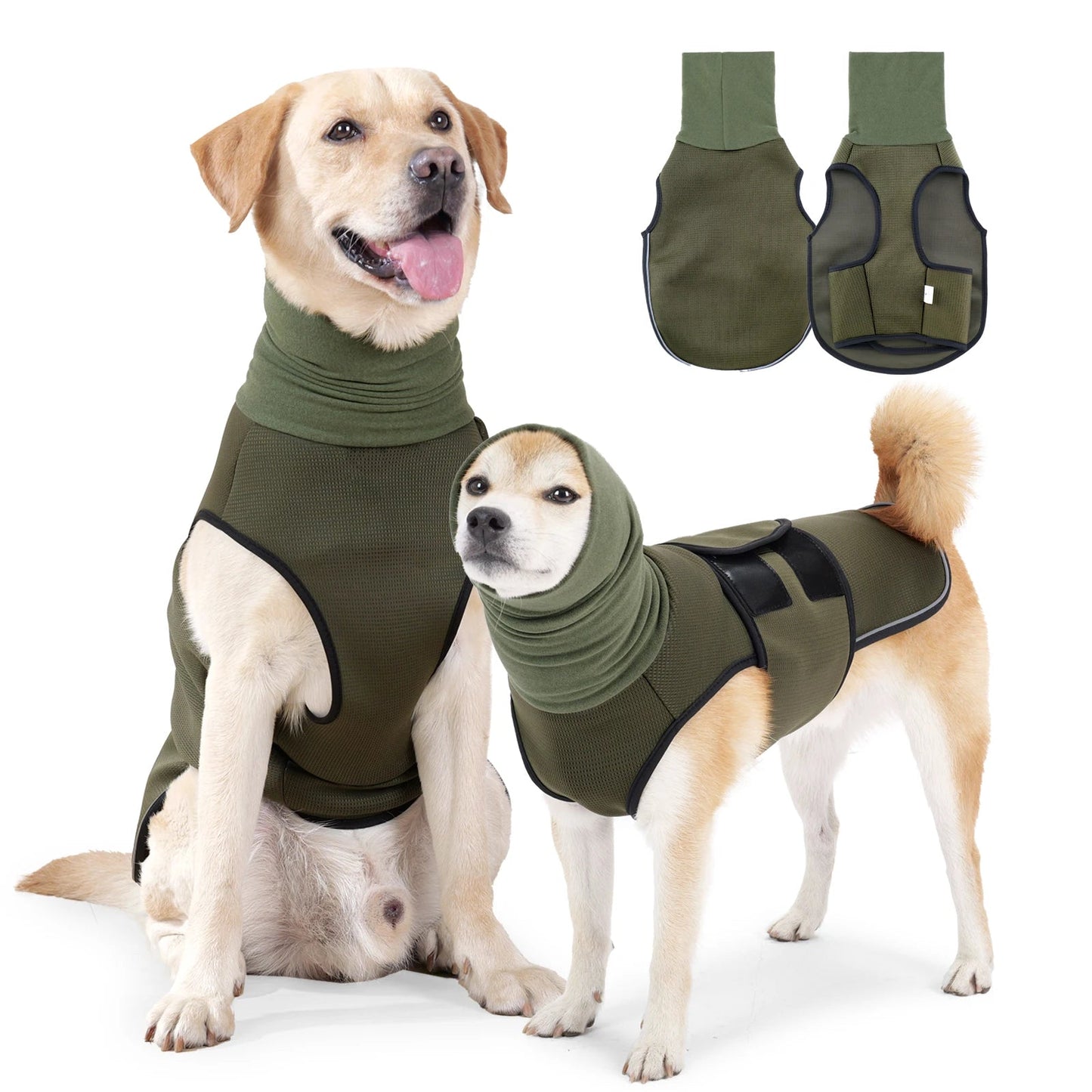 Comfortable Dog Anxiety Vest - Adjustable Calming Jacket - Lusomart