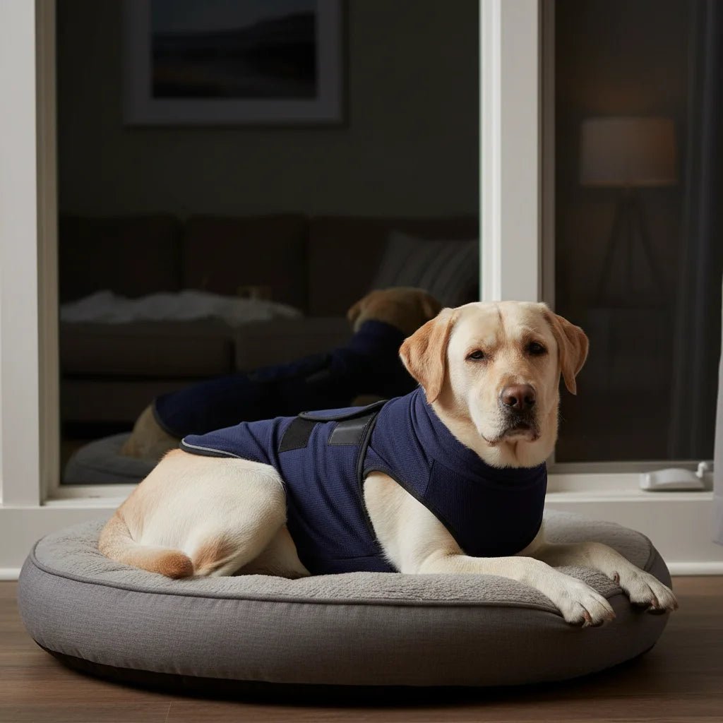 Calming Anti-Anxiety Vest for Dogs and Cats – Gentle Pressure for Stress Relief, Soft Breathable Fabric, Adjustable Fit, Various Sizes 2