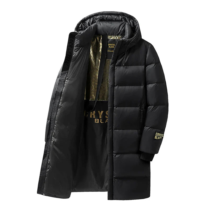 Warm Waterproof Men's Nylon Parka Coat Comfort Fit - Lusomart