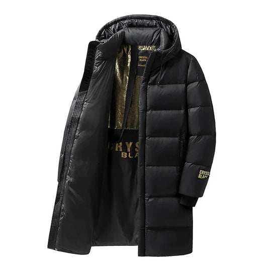 Warm Waterproof Men's Nylon Parka Coat Comfort Fit - Lusomart