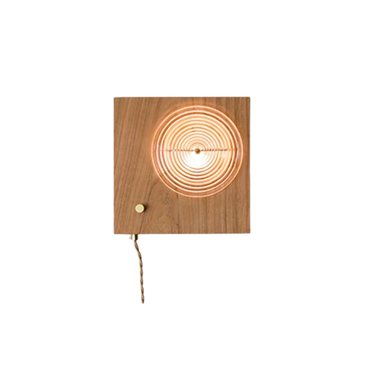 Rustic Wooden Camera Wall Light with Soft Glow - Lusomart