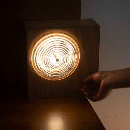 CameronWood | Charming Vintage Camera Wall Lamp with Warm Wood Accent 5
