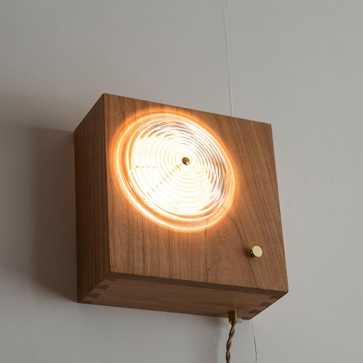 CameronWood | Charming Vintage Camera Wall Lamp with Warm Wood Accent 6