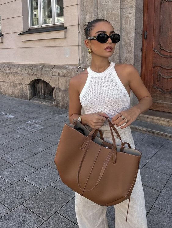 Camille | Vintage Tote Bag for Women - Elegant Shoulder Bag 2
