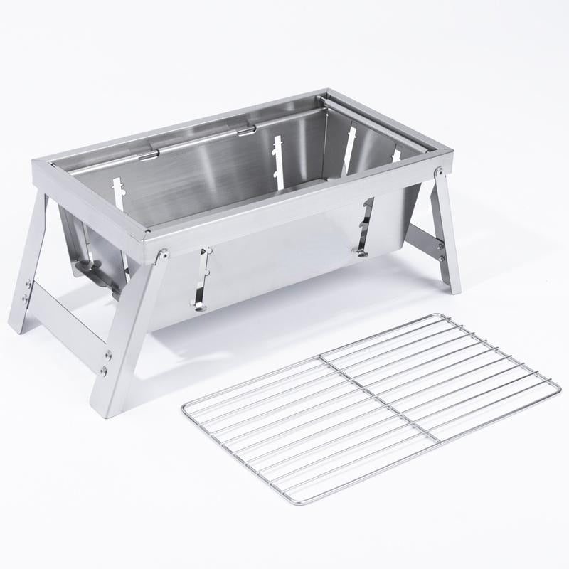 Compact Heavy Duty Collapsible Outdoor BBQ Grill - Lusomart