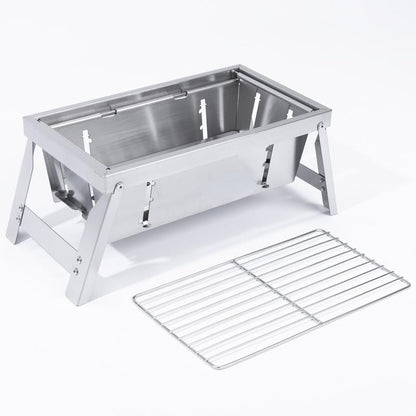 Compact Heavy Duty Collapsible Outdoor BBQ Grill - Lusomart