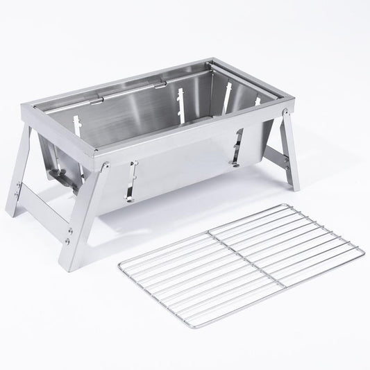 Compact Heavy Duty Collapsible Outdoor BBQ Grill - Lusomart