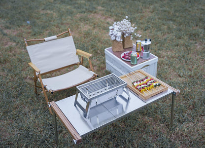 CampfireSteel | Portable Durable Folding BBQ Grill for Outdoor Adventures 2