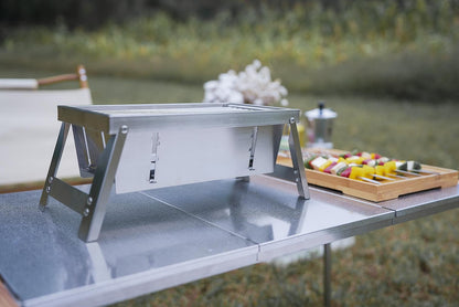 CampfireSteel | Portable Durable Folding BBQ Grill for Outdoor Adventures 3