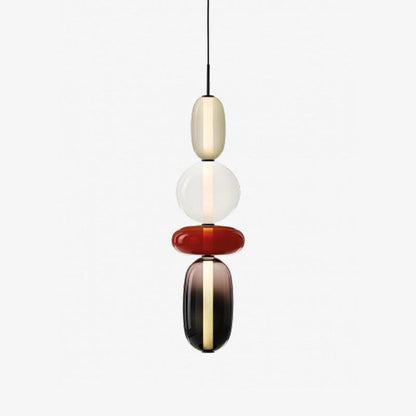 Multicolour Layered Glass Drop Light