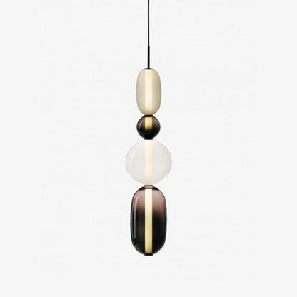 Multicolour Layered Glass Drop Light