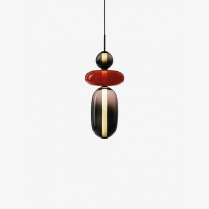Multicolour Layered Glass Drop Light