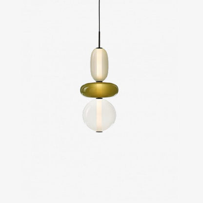 Multicolour Layered Glass Drop Light