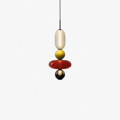 Multicolour Layered Glass Drop Light