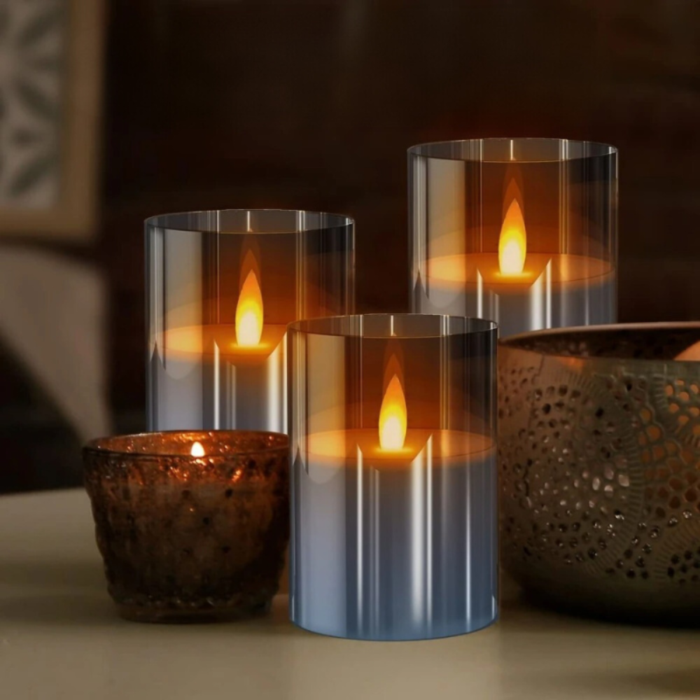 Bright LED Flameless Candle with Remote Control - Lusomart