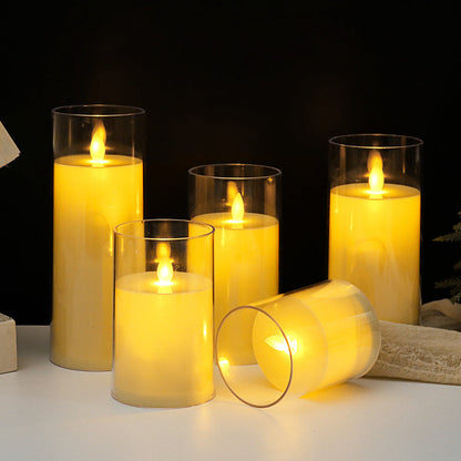 CandleEase | Flameless LED Candle Set with Remote Control for Warm Ambient Lighting 4
