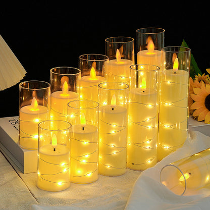 CandleEase | Flameless LED Candle Set with Remote Control for Warm Ambient Lighting 6