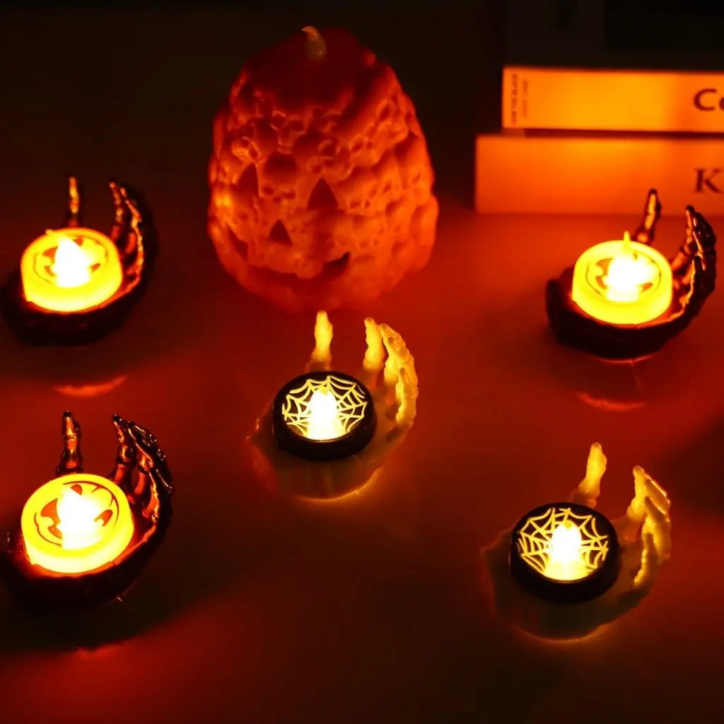 Damien Bone Grip Halloween Candle Light Inovessa