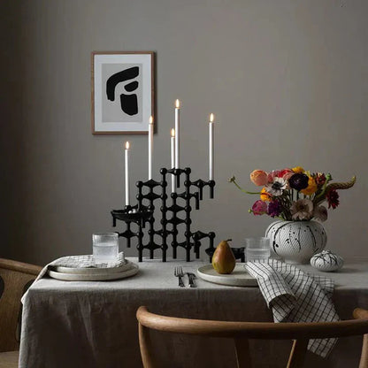 Contemporary Adjustable Metal Tea Light Holder