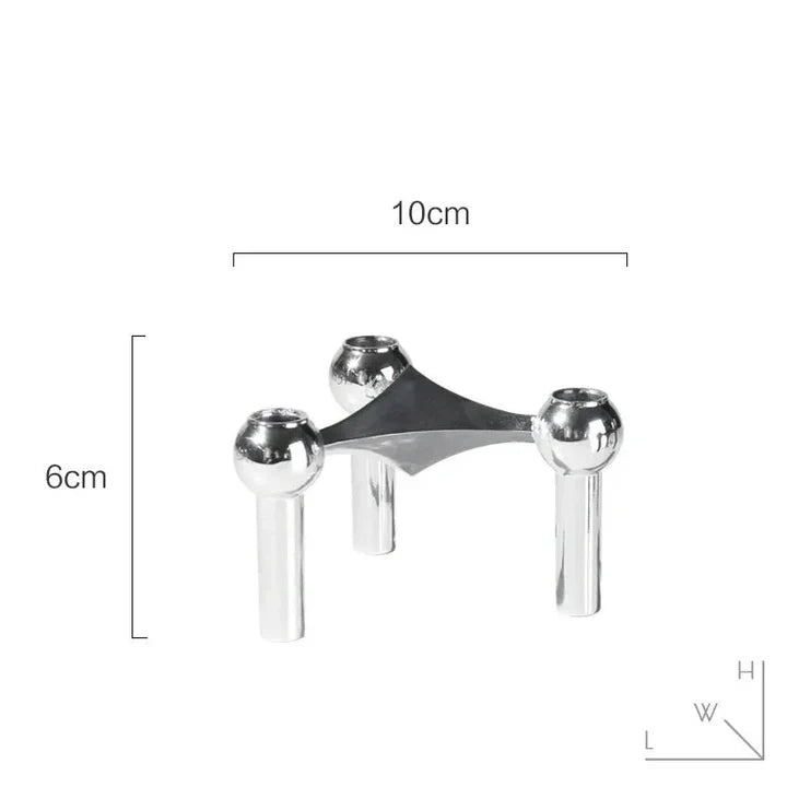 Contemporary Adjustable Metal Tea Light Holder