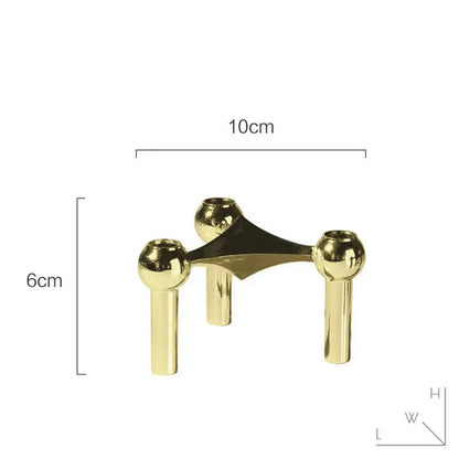 Contemporary Adjustable Metal Tea Light Holder