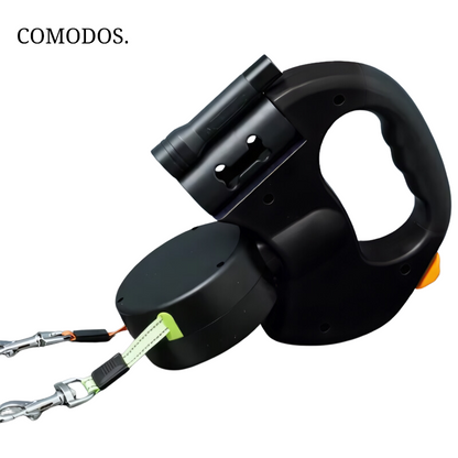 CanineHarmony | Durable Dual Dog Leash with Ergonomic Grip and LED Light 2