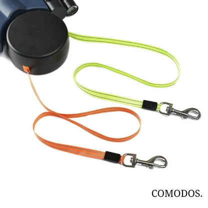 CanineHarmony | Durable Dual Dog Leash with Ergonomic Grip and LED Light 4