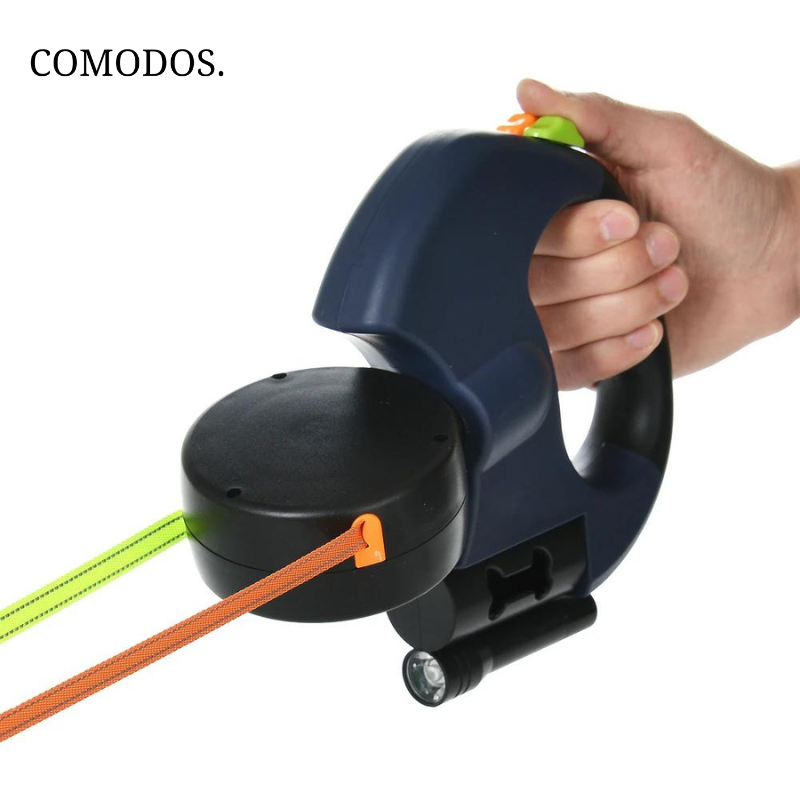 CanineHarmony | Durable Dual Dog Leash with Ergonomic Grip and LED Light 5