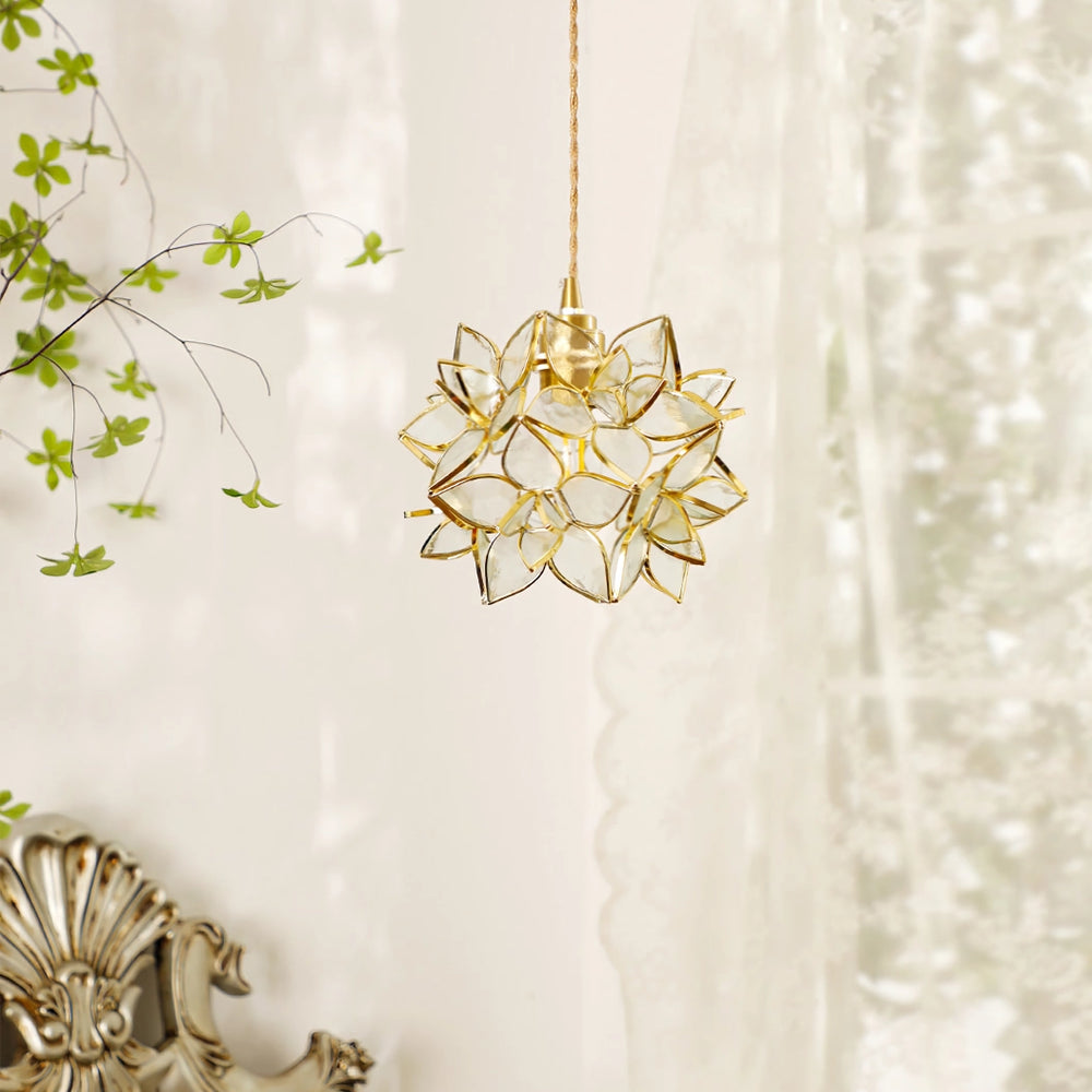 Elegant Shell Pendant Light Fixture