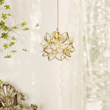 Elegant Shell Pendant Light Fixture