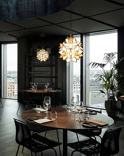 Elegant Shell Pendant Light Fixture