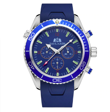 Men's Leather Strap Automatic Mechanical Wrist Watch