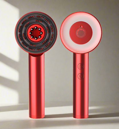 Rejuvenating Scalp Massager With LED Light And Variable Speeds