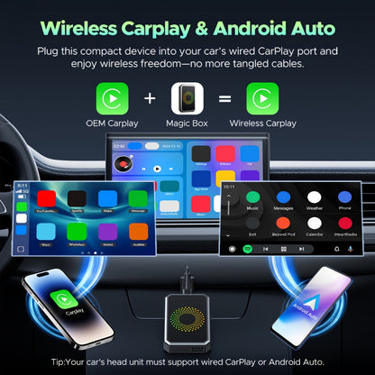 Wireless Car Media Player Dashboard Display Adapter