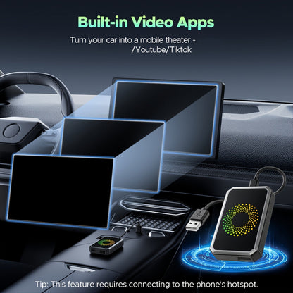 Wireless Car Media Player Dashboard Display Adapter