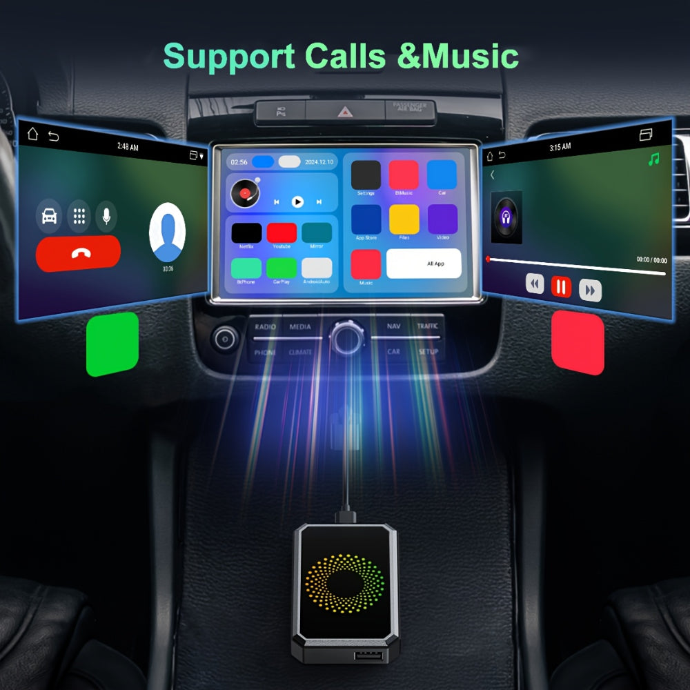 Wireless Car Media Player Dashboard Display Adapter