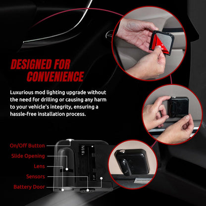 Wireless LED Car Door Welcome Light Projector
