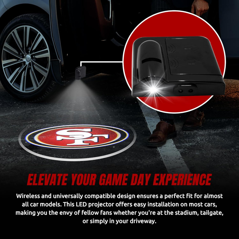 Wireless LED Car Door Welcome Light Projector