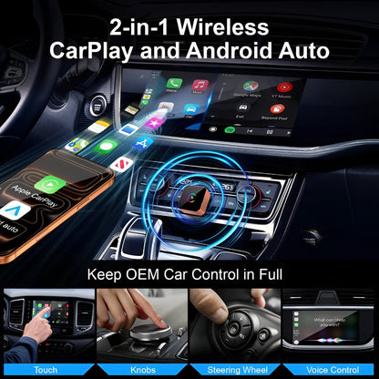 Compact Bluetooth Car Phone Mount Adapter
