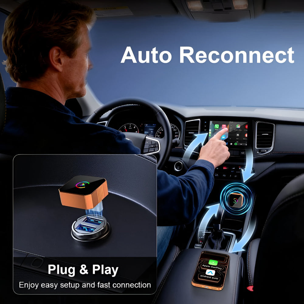 Compact Bluetooth Car Phone Mount Adapter